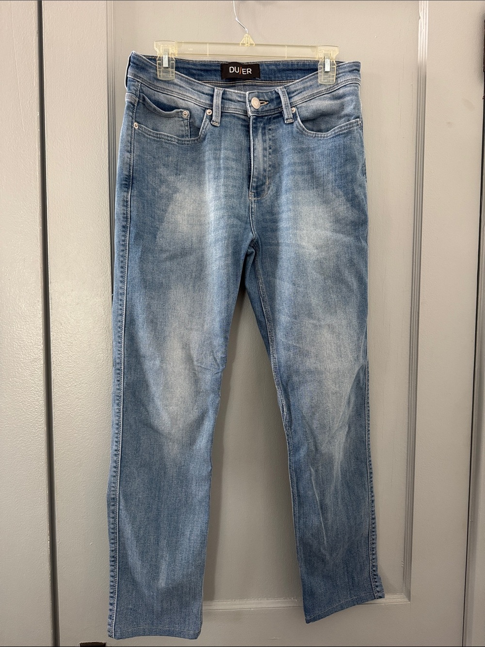 DU/ER Slim Straight Men’s Light Wash Jeans